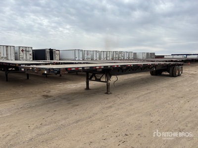 2014 Manac 53 ft T/A Flatbed Trailer