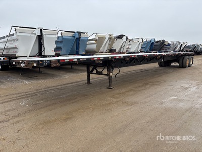 2014 Manac 53 ft T/A Remolque caja abierta