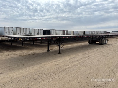 2015 Great Dane 53 ft T/A Flatbed Trailer
