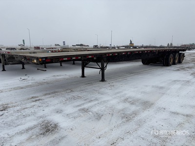 2012 Great Dane 53 ft Tri/A Flatbed Trailer