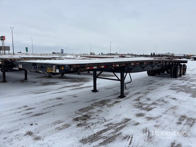 2012 Great Dane 53 ft Tri/A Przyczepa płaska