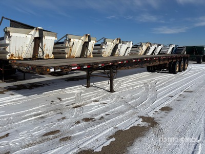 2012 Great Dane 53 ft Tri/A Flatbed Trailer