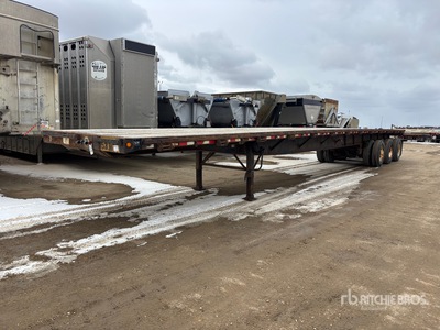 2012 Great Dane 53 ft Tri/A Flatbed Trailer
