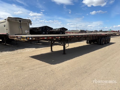 2012 Great Dane 53 ft Tri/A Pritsche Anhänger