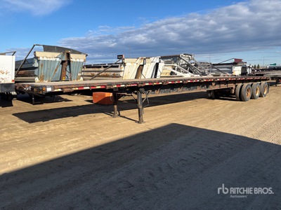 2012 Great Dane 53 ft Tri/A Flatbed Trailer