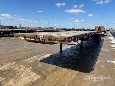 2012 Great Dane 53 ft Tri/A Flatbed Trailer