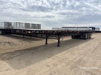 2013 Great Dane 53 ft Tri/A Flatbed Trailer