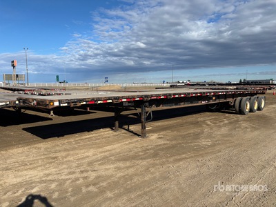 2013 Great Dane 53 ft Tri/A Flatbed Trailer