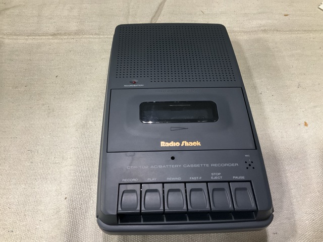 (12) Radio Shack CTR-102 Cassette Tape Recorders