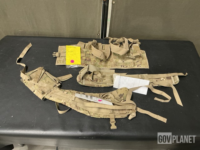 (32) Waist Belts, (27) Enhanced Frame Shoulder Straps & Assorted Items