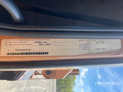 IMT 19025 lb Knuckle Boom on 2014 Volvo VHD 8x4 mobiele kraan