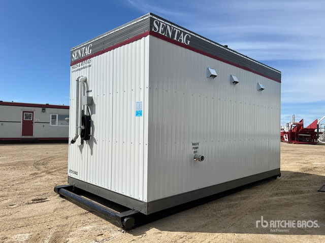 Sentag Trailer 2025 Sentag 16 ft x 8 ft 6 in Skid-Mounted Portable Toilet (Unused ...
