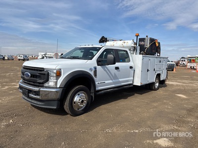 2022 Ford F-550 XL 4x4 Crew Cab Ciężarówka serwisowa