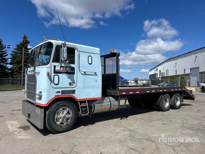 1980 Mack WS786LST Cruise-Liner 6x4 Sleeper Flatbed Truck