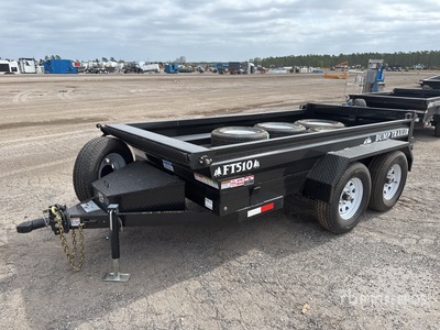 2026 Industrias America FT510 10 ft T/A Dump Utility Trailer (Unused)