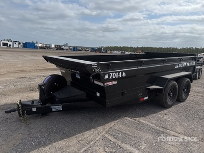 2026 Industrias America 7014 14 ft T/A Dump Utility Trailer (Unused)