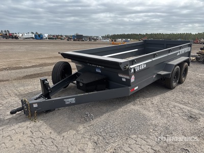 2026 Industrias America FDT7014R 14 ft T/A Dump Utility Trailer (Unused)