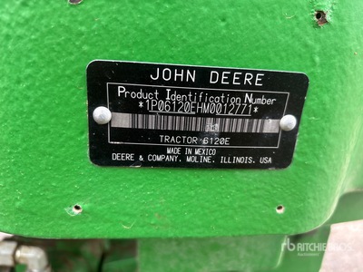 2021 John Deere 6120E 4WD-tractor