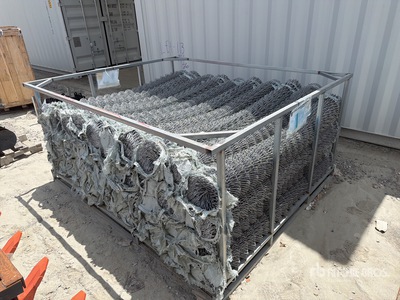 Quantity of (40) 50 ft x 6 ft Chain Link سياج