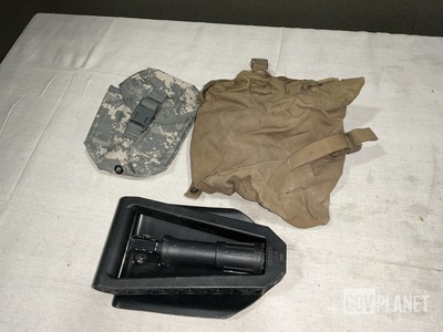 (86) Sustainment Pouches, (34) Entrenching Hand Tools & Assorted Items