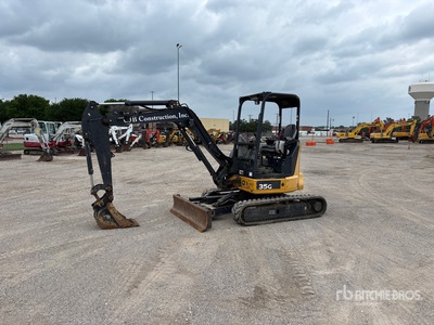 2017 John Deere 35G Minikoparka