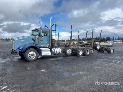 2014 Kenworth T800 8x4 Short Wood Camion grumier