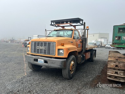 1996 GMC C70 4x2 Flatbed Truck (Inoperable)