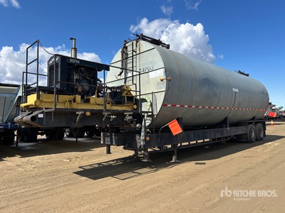 1983 Trailer Mounted Steel Asphalt Emulsion Storage Zbiornik