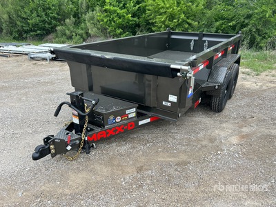 2026 MaxxD 12 ft T/A Remolque Ligero de Volteo