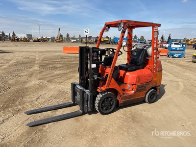 2006 Toyota 7FGCU25 4350 lb Cushion Tire Forklift