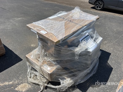 Quantity of (2) 55 in Adjustable Height Propane Fire Pit Table w/Table Top Lid أثاث منزلي متنوع