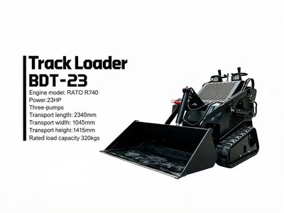 2026 ROMAX BDT23 Mini Chargeuse sur rails compacte