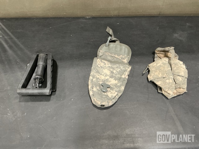 (13) Entrenching Tools, (508) Canteen Pouches & (115) Entrenching Tool Carriers