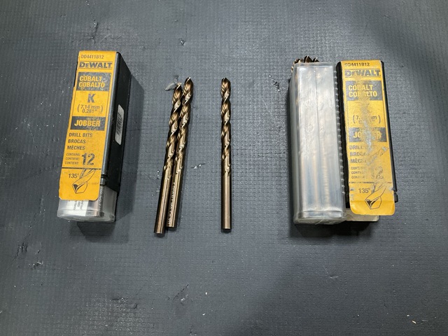 (216) DeWalt DD4411B12 Cobalt Jobber Drill Bits