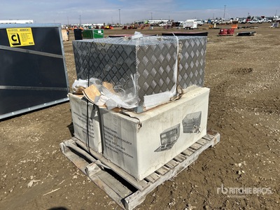 Quantity of (4) Aluminum Tool Box ملحقات الشاحنات