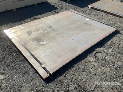 2025 Kit Containers 6 ft 1 in x 8 ft 1 in (1 in Thick) Steel Plates