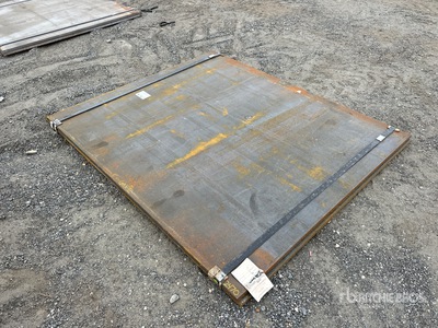 Quantity of (2) 2025 Kit Containers 5 ft x 6 ft (1 in Thick) Stahlplatten