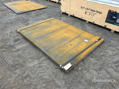 Quantity of (2) 2025 Kit Containers 60 in x 87 in (1 in Thick) Stahlplatten