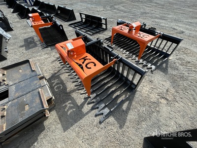 2025 Kit Containers QT-SG-S76-V3 76 in Skeleton Garfio para minicargadora