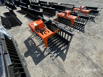 2025 Kit Containers QT-SG-S76-V3 76 in Skeleton Garfio para minicargadora