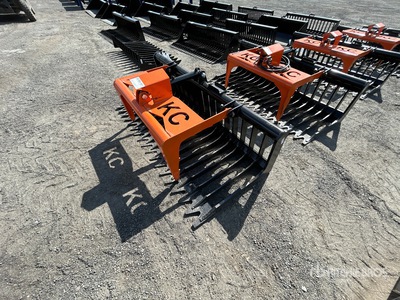 2025 Kit Containers QT-SG-S76-V3 76 in Skeleton Garfio para minicargadora