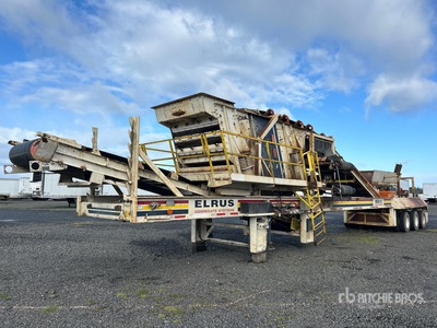 2014 Elrus MS612FS Portable Planta de cribado