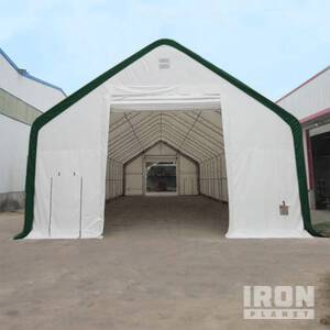 Gold Mountain S408021DP-8ft Double Truss Peak Storage SUISS408021DPOZ288FT Carpa (Unused)