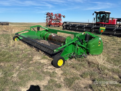 John Deere 615P Draper maaikop aanhanger