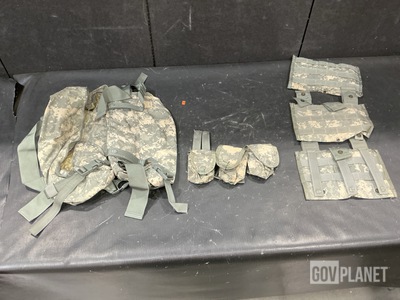 (13) Waist Packs, (35) Hand Grenade Pouches & Assorted Items