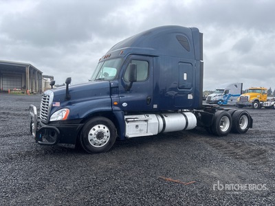2016 Freightliner Cascadia 125 6x4 T/A Sleeper Truck Tractor