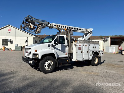 Altec AT40C 40 ft on 2009 GMC C8500 4x2 Cable Placer 高所作業車 (Inoperable)
