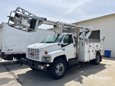 Altec AT40C 40 ft on 2005 GMC C8500 4x2 Cable Placer Camion Nacelle (Inoperable)