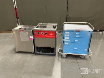 (1) Storage Cart, (1) Dental Boil-Out Unit & Assorted Items