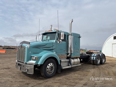 1991 Kenworth T800 6x4 T/A Sleeper Truck Tractor